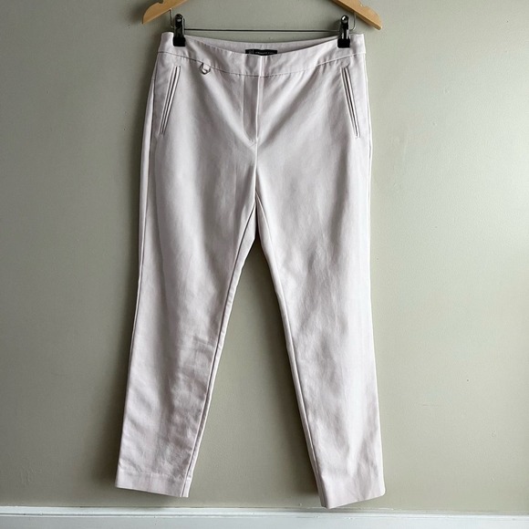 Adrianna‎ Papell Blush Pink Bi Stretch Kate Fit Pants Trousers, Size 6 - Picture 2 of 10